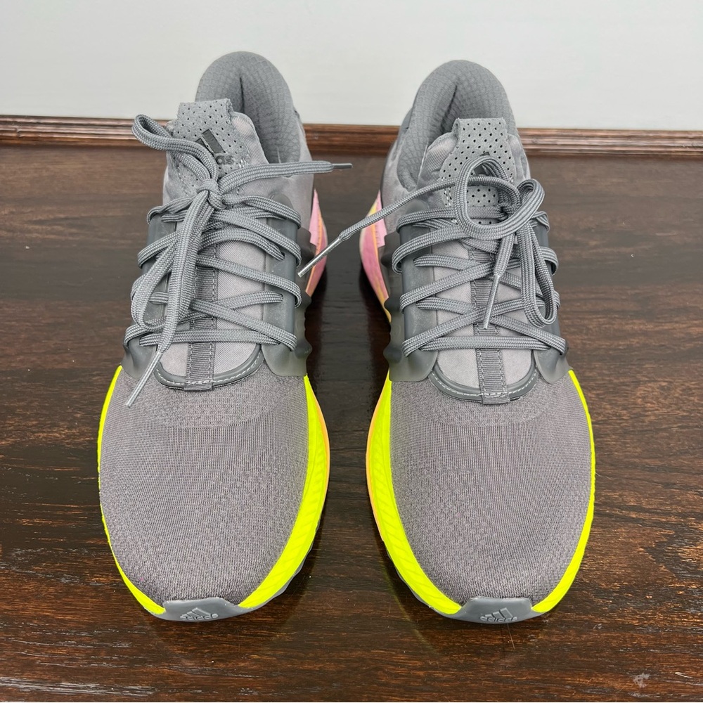 Adidas X_PLRBOOST Sneakers Womens Size 10 Running Shoes Grey Bliss Lilac - Picture 2 of 15
